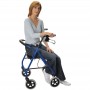 Rollator 4 roues aluminium