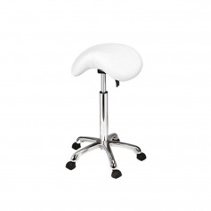 Tabouret selle cheval Blanc
