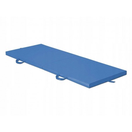 Matelas pliant en deux parties 170x65x5 K023 Bleu