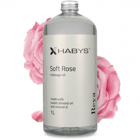 Huile de Massage, Rose Douce, HABYS 1000 ml