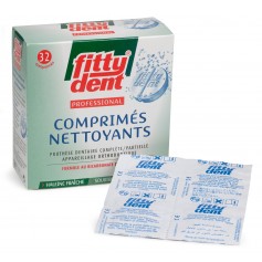 COMPRIMÉ NETTOYANT POUR PROTHÈSE DENTAIRE FITTYDENT