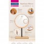 Bamboo Mirror - Miroir LED rechargeable