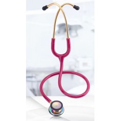 Stéthoscope professionnel portable double face