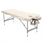 Table de massage en aluminium portable