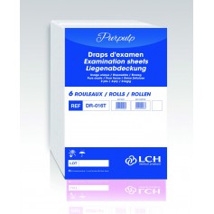 Lot de 9 carton de drap d'examen ouaté lisse - 50 x 38 cm LCH