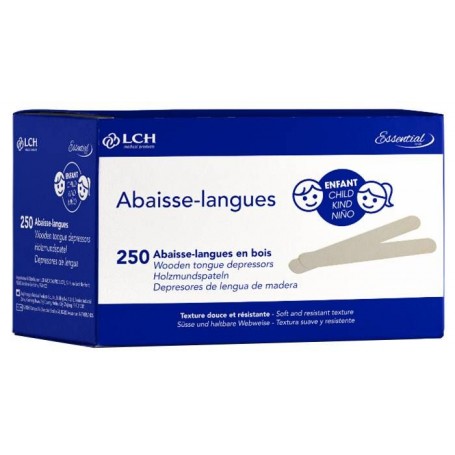 Abaisse-langues en bois Enfants (boîte de 250)