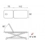 Table électrique à pédale 2 plans Ecoposotural C3553