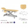 Table d'ostéopathie électrique Ecopostural en 2 plans :5 sections