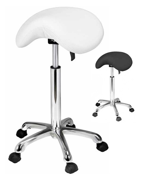 Tabouret selle de cheval ORGANIC Noir